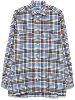 Kiton: Рубашка из фланели 