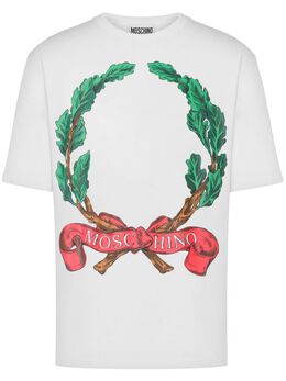 Moschino: Футболка с принтом 