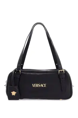 Versace: Чёрная сумка 