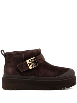Tory Burch: Коричневые ботинки 