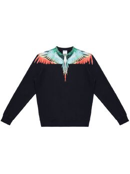 Marcelo Burlon County of Milan: Чёрный свитшот 