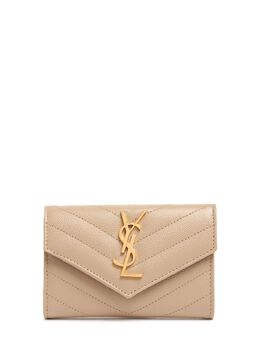 SAINT LAURENT: Тёмный кошелёк  Envelope