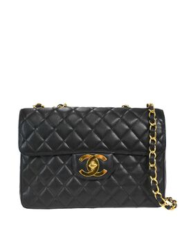 CHANEL Pre-Owned: Чёрная сумка 