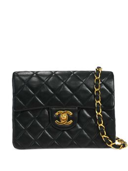 CHANEL Pre-Owned: Чёрная сумка 