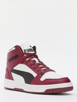 Puma: Бордовые кроссовки 