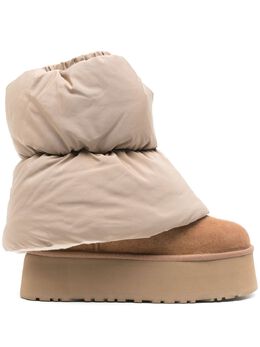 UGG: Коричневые ботинки 