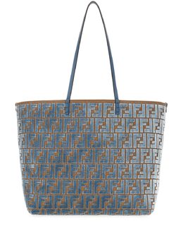 FENDI: Голубая сумка-шоппер 
