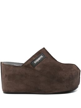 Coperni: Коричневые сабо 