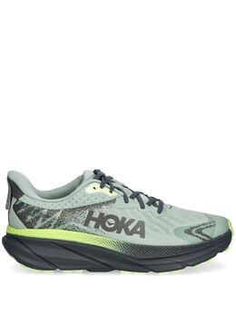 HOKA: Зелёные кроссовки 