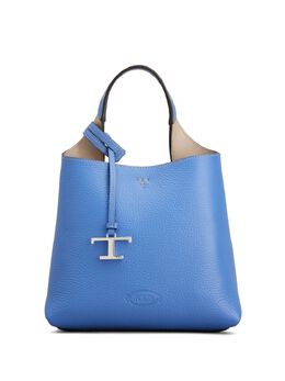 Tod's: Голубая сумка-шоппер 