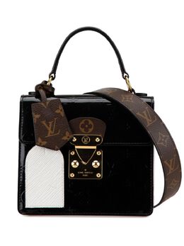 Louis Vuitton Pre-Owned: Чёрная сумка 