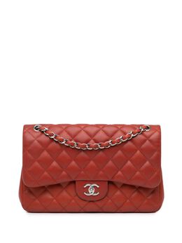 CHANEL Pre-Owned: Оранжевая сумка 