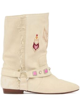 ISABEL MARANT: Белые ботинки 