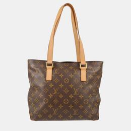 Louis Vuitton: Коричневая сумка-шоппер 