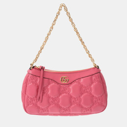 Gucci: Розовая сумка  GG
