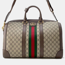 Gucci: Бежевая сумка  Ophidia Boston