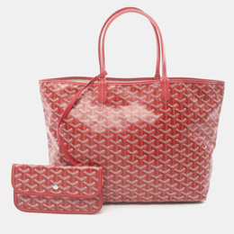 Goyard: Красная сумка-шоппер 