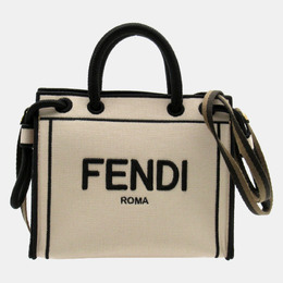 Fendi: Бежевая сумка 