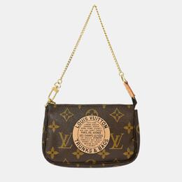 Louis Vuitton: Коричневая сумка  Pochette Accessoires