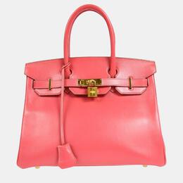 Hermes: Розовый кошелёк  Birkin 30