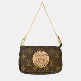 Louis Vuitton: Коричневая сумка  Pochette Accessoires