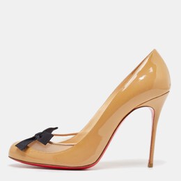 Christian Louboutin: Бежевые туфли 