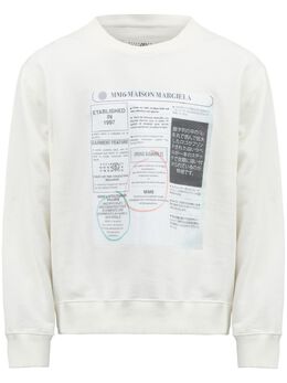 MM6 Maison Margiela: Свитшот с принтом 