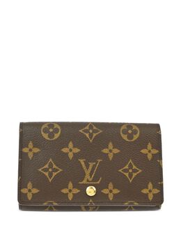 Louis Vuitton Pre-Owned: Коричневый кошелёк 