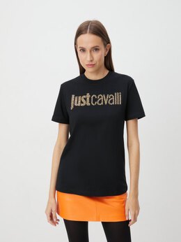 Just Cavalli: Чёрная футболка 