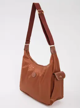 Longchamp: Коричневая сумка 