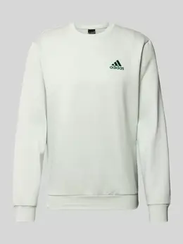 adidas: Зелёный свитшот 