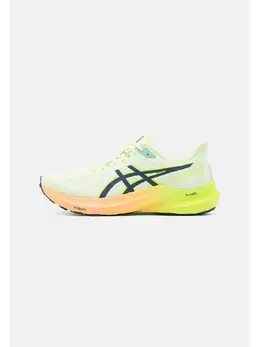 Asics: Зелёные кроссовки 