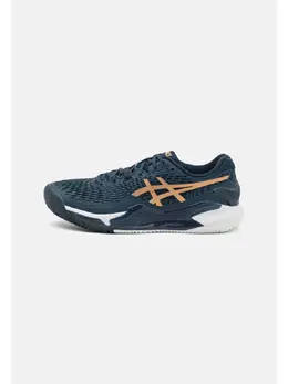 Asics: Синие кроссовки 