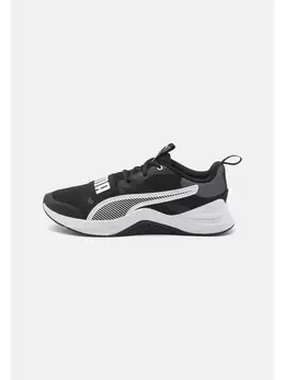 PUMA: Чёрные кроссовки 