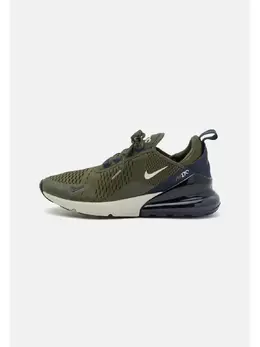 Nike: Зелёные кроссовки  Air Max 270