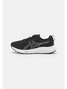 Asics: Чёрные кроссовки 