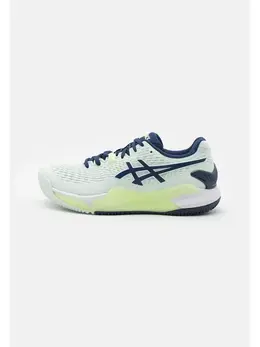 Asics: Голубые кроссовки 