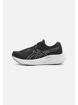 Asics: Чёрные кроссовки 