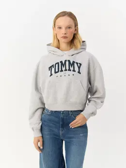 TOMMY HILFIGER: Серая толстовка 