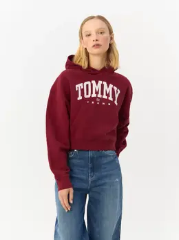 TOMMY HILFIGER: Красная толстовка 