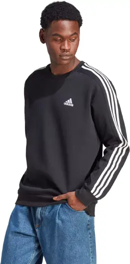 adidas: Чёрный свитшот 