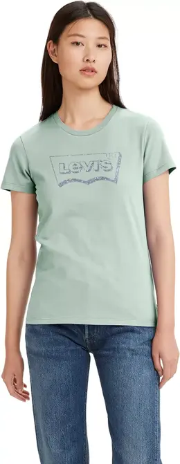 Levi's: Зелёная футболка  The Perfect Tee