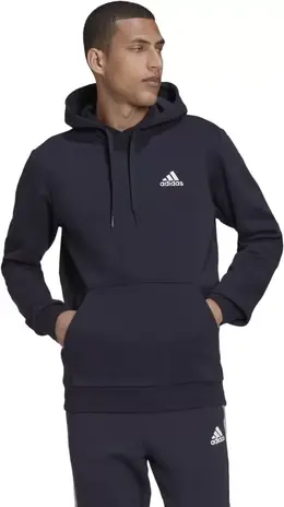 adidas: Чёрная толстовка 