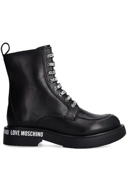 Love Moschino: Чёрные ботинки 