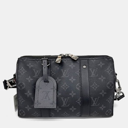 Louis Vuitton: Чёрная сумка  Keepall