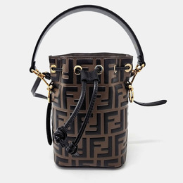 Fendi: Коричневая сумка 