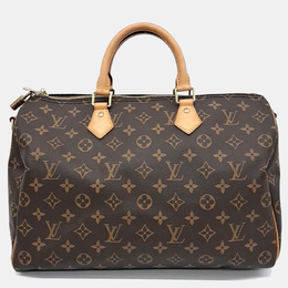 Louis Vuitton: Коричневая сумка  Speedy