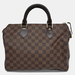 Louis Vuitton: Коричневая сумка  Speedy 30