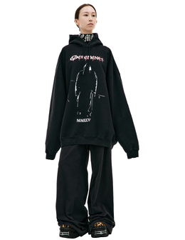 VETEMENTS: Чёрная толстовка 