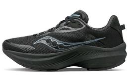 Saucony: Чёрные кроссовки 